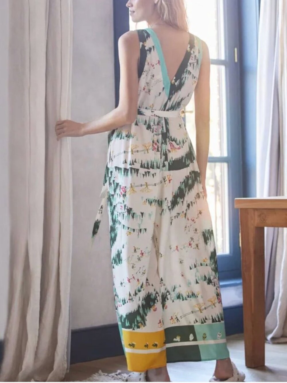 NWT | Anthropologie | Tiny | Ski Slope Wide-Leg Jumpsuit